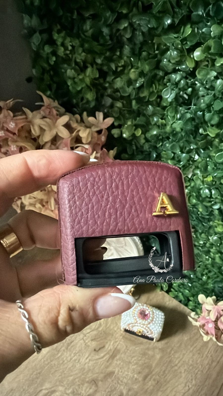 Chaveiro couro personalizado