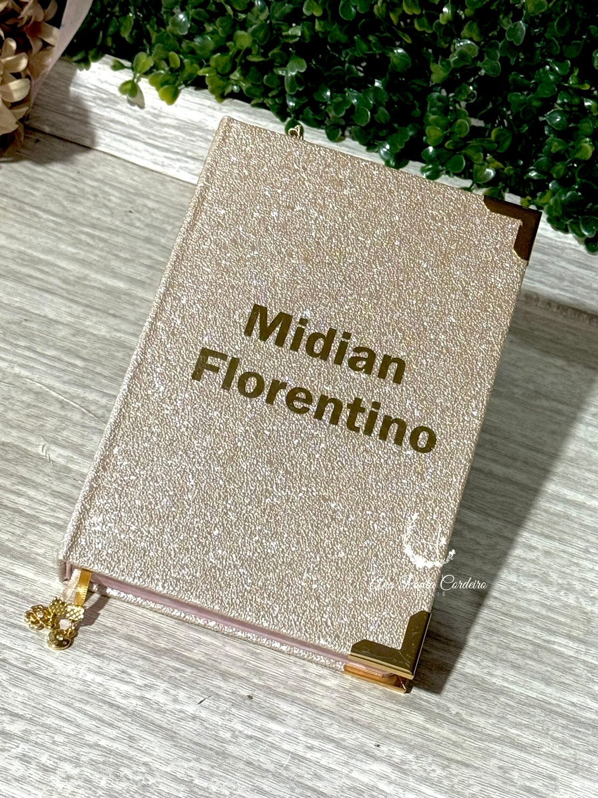Bíblia glitter creme