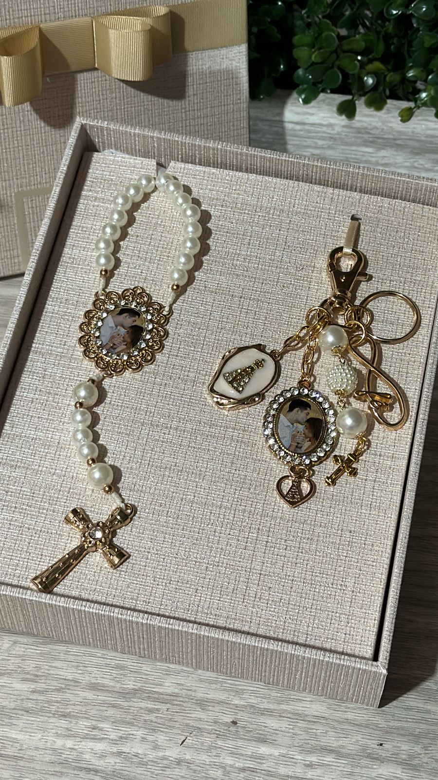 Pulseira e chaveiro foto